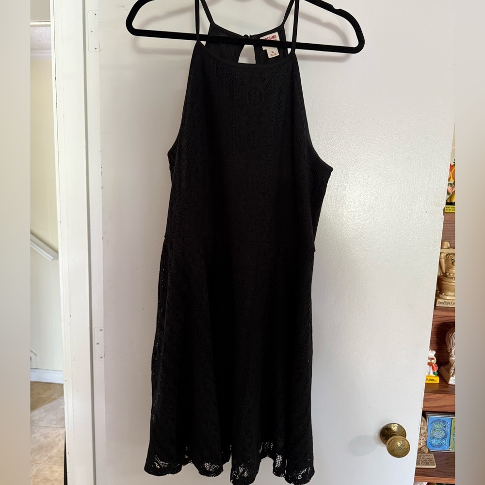 Mossimo Target black lace mini dress